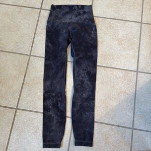 Lulu lemon align leggingsngs, size 2, 26” cloud/camo pattern